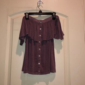 American Eagle soft & sexy off the shoulder top
